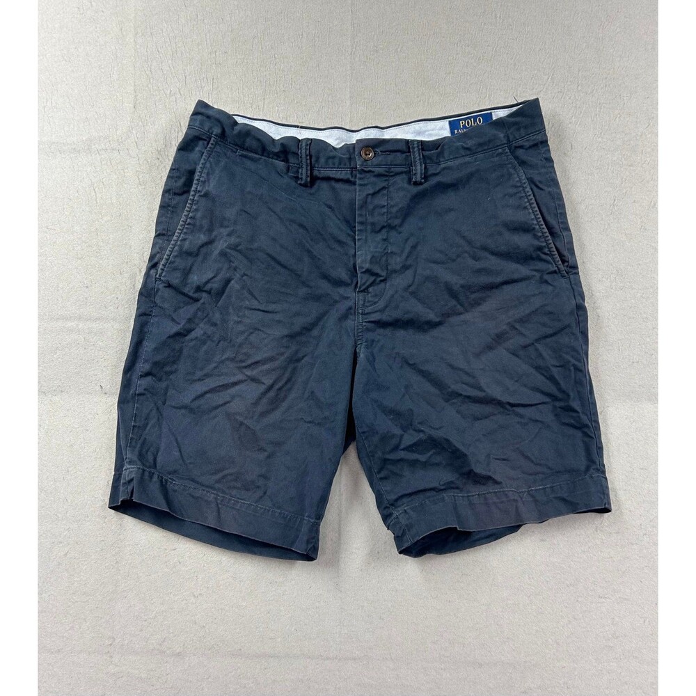 Ralph Lauren Polo Stretch Cotton Twill Blue Shorts 33